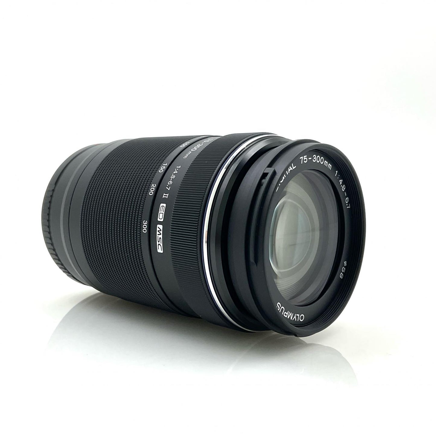【全額返金保証】【最速発送】OLYMPUS M.ZUIKO DIGITAL ED 75-300mm F4.8-6.7 II [ブラック] 美品 動作確認済