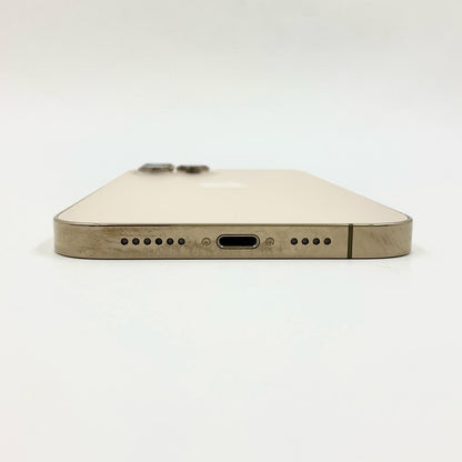 【全額返金保証】【最速発送】Apple iPhone iPhone 12 Pro Max 128GB ゴールド Softbank 白ロム 動作確認済 80%