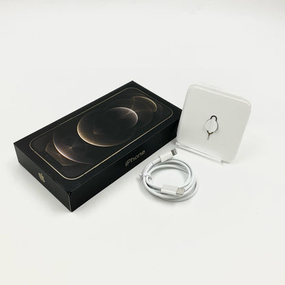 【全額返金保証】【最速発送】Apple iPhone iPhone 12 Pro Max 128GB ゴールド Softbank 白ロム 動作確認済 80%