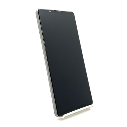 【全額返金保証】【最速発送】Sony Xperia 1 III 256GB フロストグレー docomo SO-51B 白ロム 動作確認済