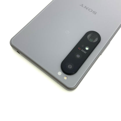 【全額返金保証】【最速発送】Sony Xperia 1 III 256GB フロストグレー docomo SO-51B 白ロム 動作確認済