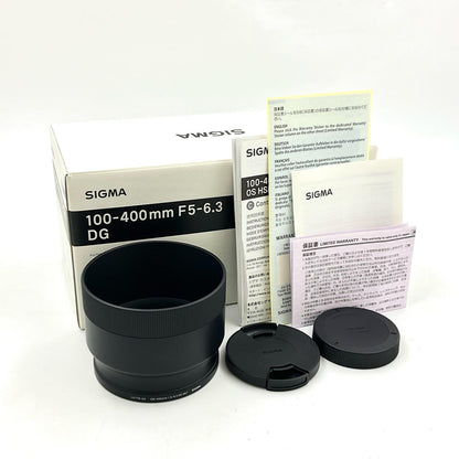 【全額返金保証】【最速発送】SIGMA 100-400mm F5-6.3 DG OS HSM [キヤノン用] 美品 動作確認済
