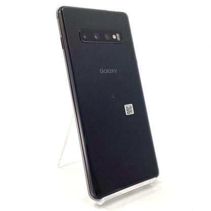 【最速発送】SAMSUNG Galaxy S10+ 128GB オーラブラック au SCV42 白ロム【難有】