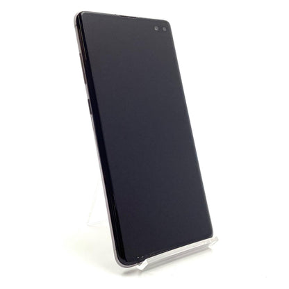【最速発送】SAMSUNG Galaxy S10+ 128GB オーラブラック au SCV42 白ロム【難有】