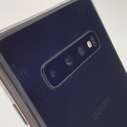 【最速発送】SAMSUNG Galaxy S10+ 128GB オーラブラック au SCV42 白ロム【難有】