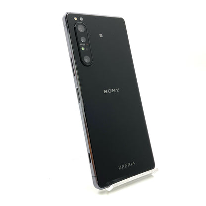 【全額返金保証】【最速発送】Sony Xperia Xperia 1 II 256GB フロストブラック SIMフリー XQ-AT42 白ロム 動作確認済