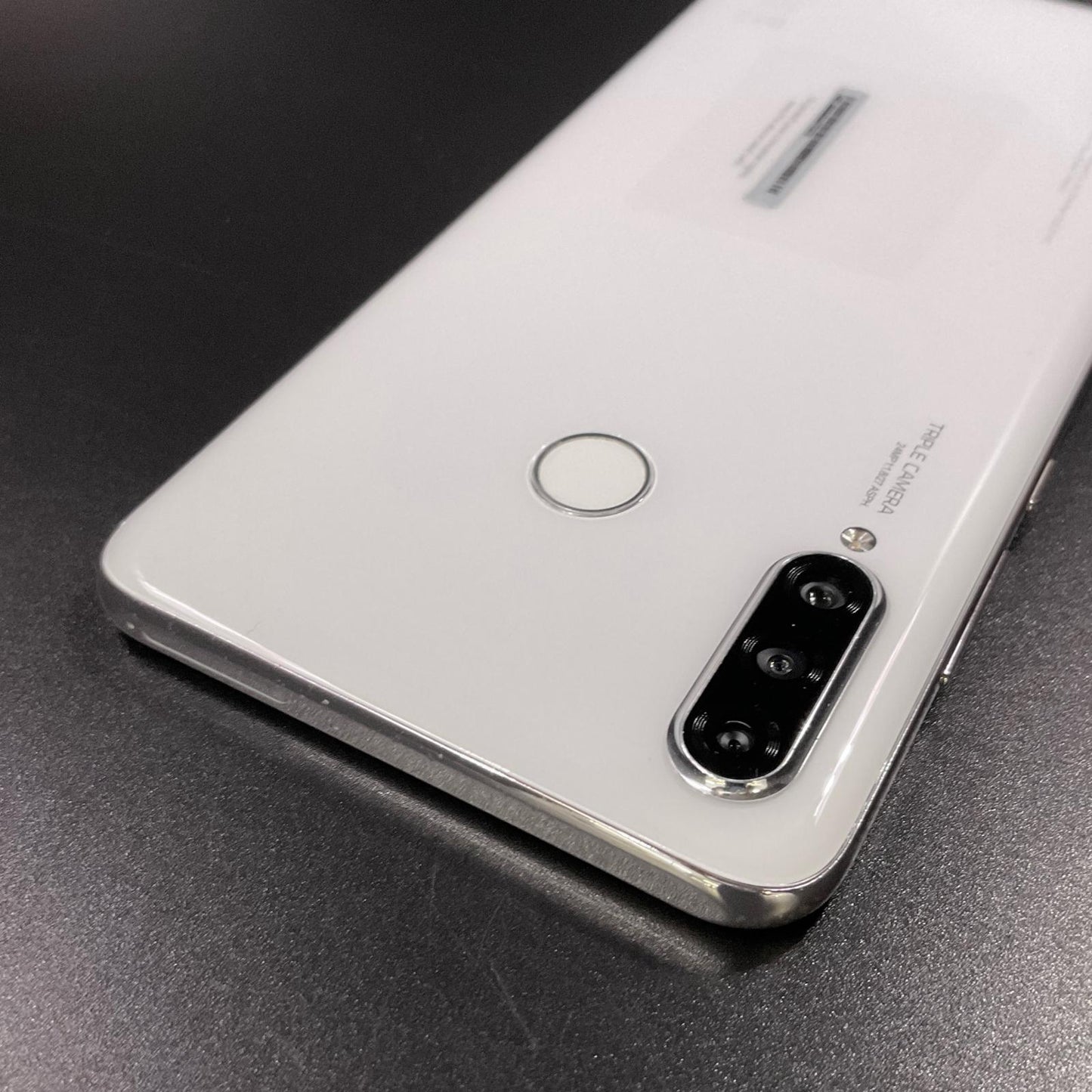 【全額返金保証】【最速発送】Huawei P lite P30 lite Premium 128GB パールホワイト docomo HMV33 白ロム 動作確認済