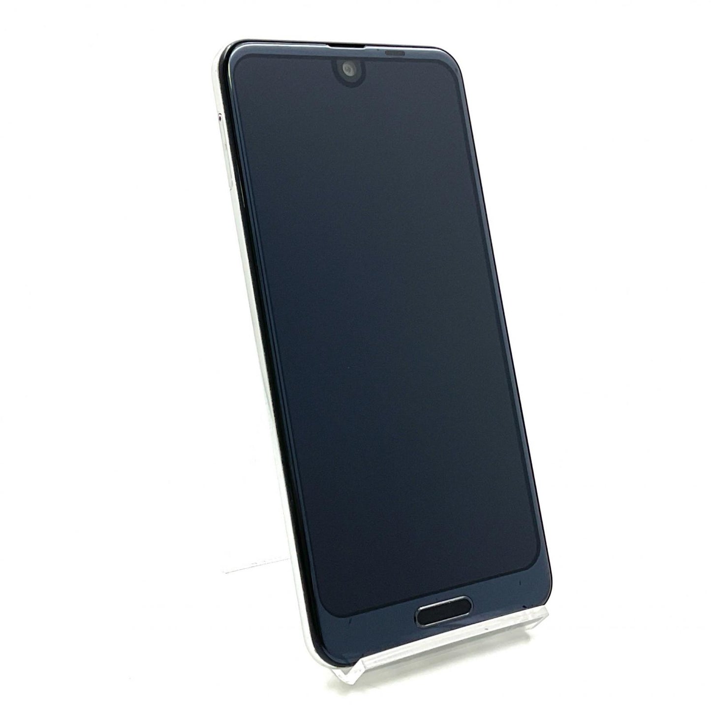 【最速発送】SHARP AQUOS R2 64GB プレミアムブラック au SIMフリー SHV42 白ロム【難有】
