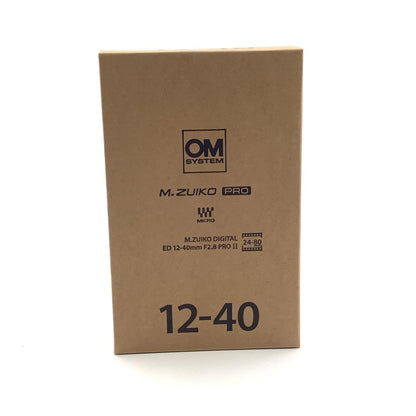 【全額返金保証】【最速発送】OM SYSTEM M.ZUIKO DIGITAL ED 12-40mm F2.8 PRO II 新品未開封 即納OK