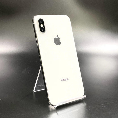 【全額返金保証】【最速発送】Apple iPhone iPhone X 64GB シルバー docomo 白ロム 動作確認済 80%