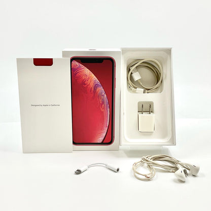 【全額返金保証】【最速発送】Apple iPhone iPhone XR 64GB (PRODUCT)RED docomo 白ロム 動作確認済 80%