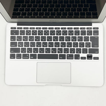 【全額返金保証】【最速発送】Apple MacBook Air 11.6インチ 2015 2.2 GHz デュアルコア Intel Core i7 8GB SSD 256GB シルバー 89.4% 動作確認済