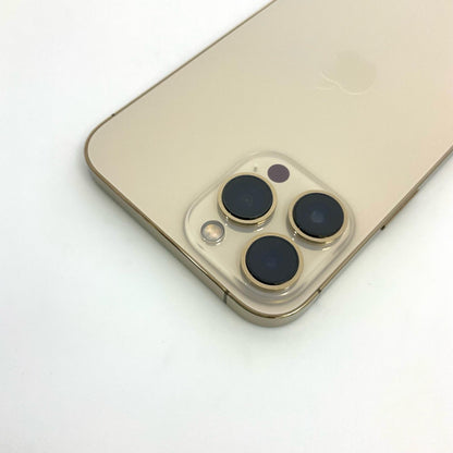 【全額返金保証】【最速発送】Apple iPhone iPhone 13 Pro Max 128GB ゴールド SIMフリー 動作確認済 85%