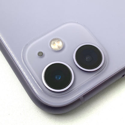 【全額返金保証】【最速発送】Apple iPhone iPhone 11 64GB パープル au 白ロム 動作確認済 83%