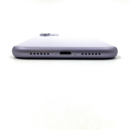 【全額返金保証】【最速発送】Apple iPhone iPhone 11 64GB パープル au 白ロム 動作確認済 83%