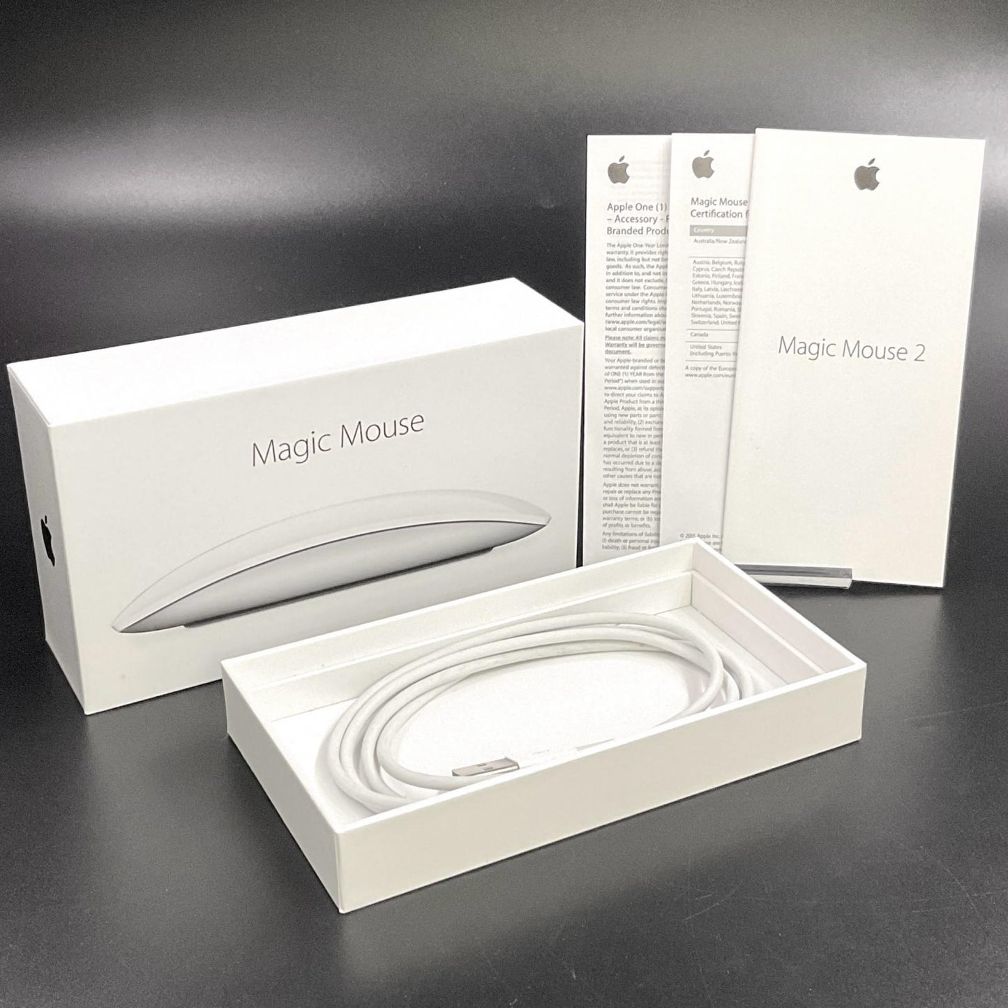 【全額返金保証】【最速発送】Apple Magic Mouse 2 MLA02J/A 美品 動作確認済