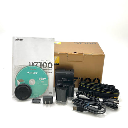 【全額返金保証】【最速発送】Nikon デジタル一眼 D7100 ボディ ブラック 美品 動作確認済