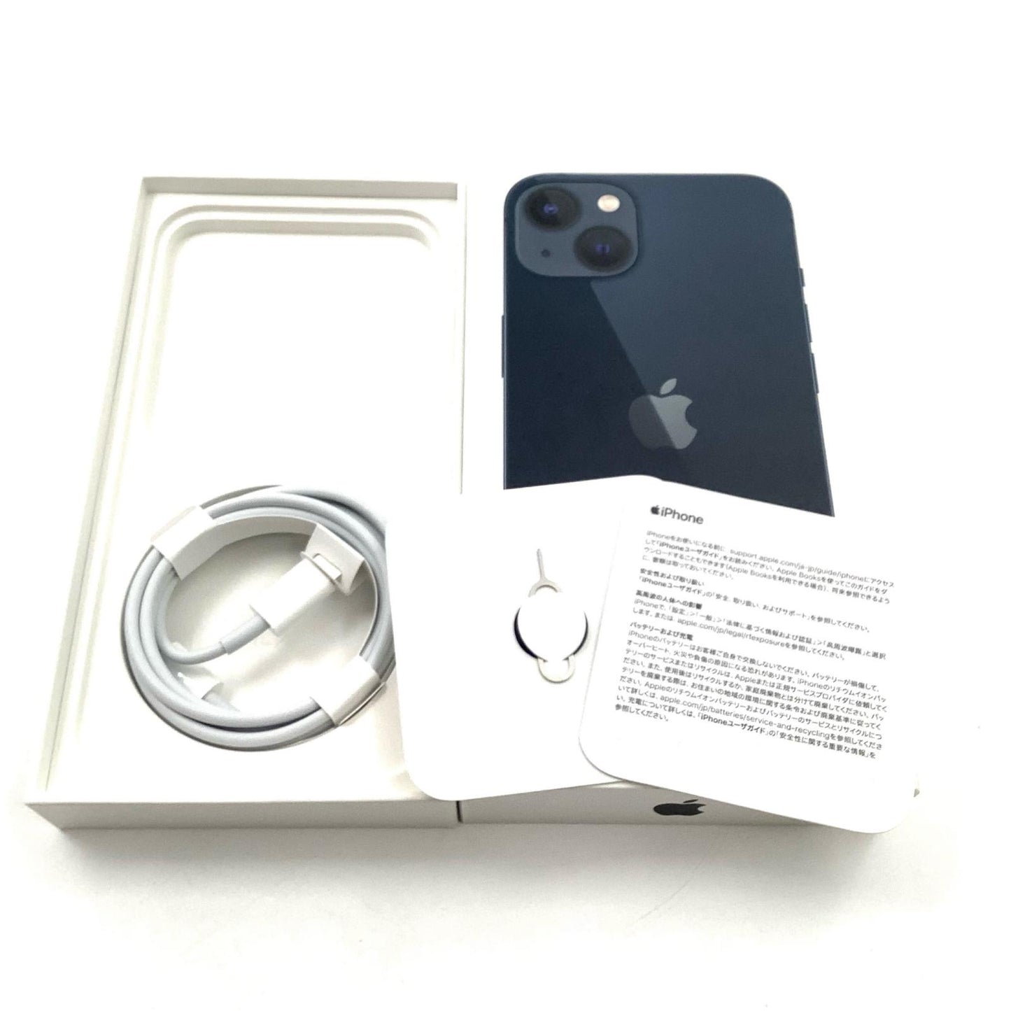 【全額返金保証】【最速発送】Apple iPhone iPhone 13 128GB ミッドナイト Softbank SIMフリー 動作確認済 82%