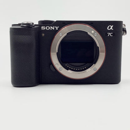 【全額返金保証】【最速発送】Sony デジタル一眼 α7C ILCE-7C ボディ ブラック 美品 動作確認済