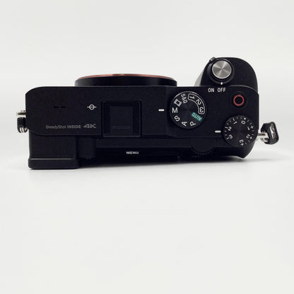 【全額返金保証】【最速発送】Sony デジタル一眼 α7C ILCE-7C ボディ ブラック 美品 動作確認済