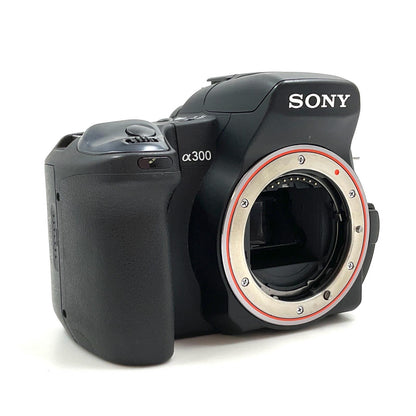 【全額返金保証】【最速発送】Sony デジタル一眼 α300 DSLR-A300 ボディ ブラック 動作確認済