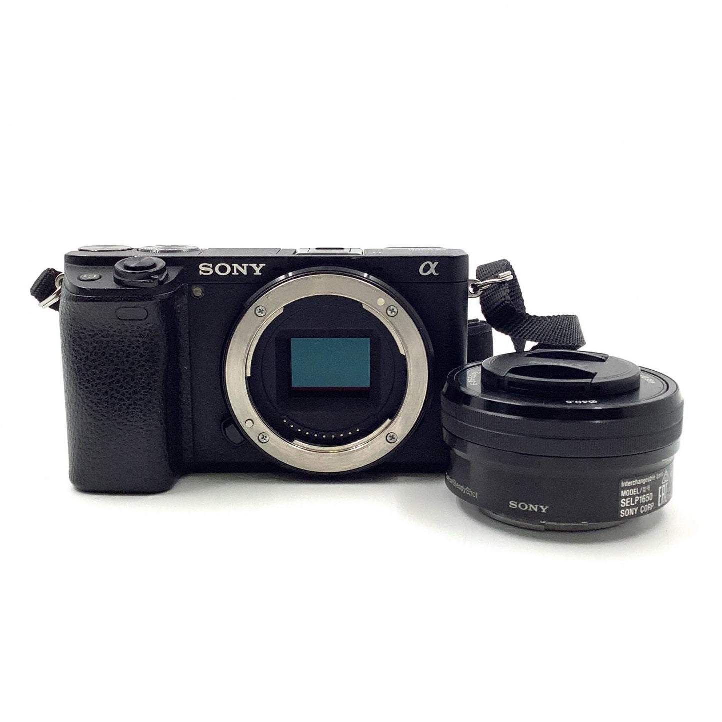 【全額返金保証】【最速発送】Sony デジタル一眼 α6300 ILCE-6300L パワーズームレンズキット ブラック ブラック 動作確認済