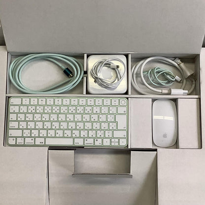 【全額返金保証】【最速発送】Apple iMac 24インチ M1 8コア 8GB SSD 512GB グリーン 美品 動作確認済