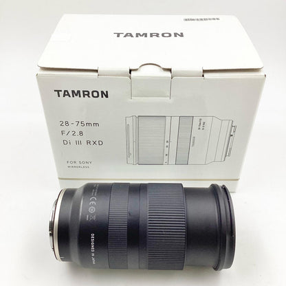 【全額返金保証】【最速発送】TAMRON 28-75mm F/2.8 Di III RXD (Model A036) 動作確認済