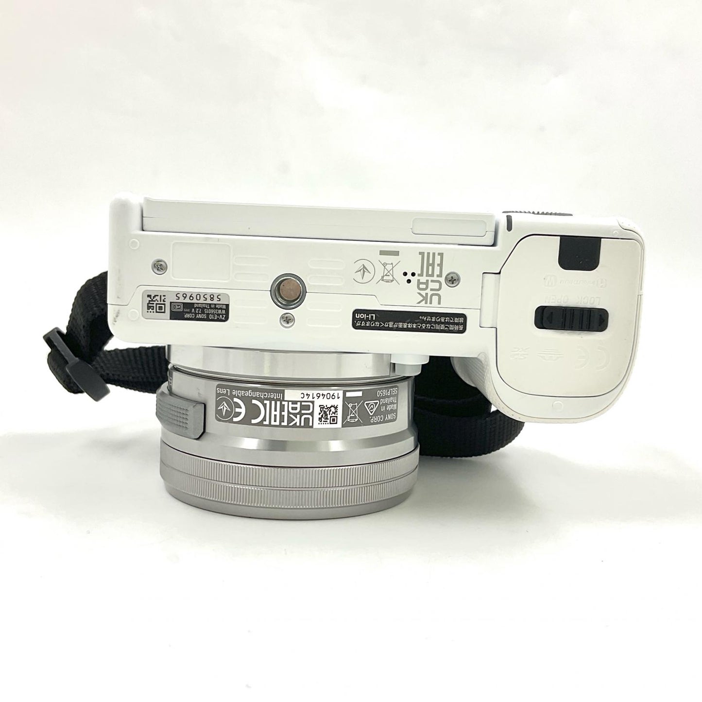 【全額返金保証】【最速発送】Sony デジタル一眼 VLOGCAM ZV-E10Y ダブルズームレンズキット [ホワイト] 動作確認済