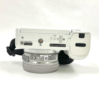 【全額返金保証】【最速発送】Sony デジタル一眼 VLOGCAM ZV-E10Y ダブルズームレンズキット [ホワイト] 動作確認済