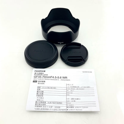 【全額返金保証】【最速発送】FUJIFILM フジノンレンズ GF35-70mm F4.5-5.6 WR 美品 動作確認済