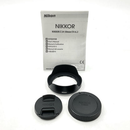 【全額返金保証】【最速発送】Nikon NIKKOR Z 24-50mm f/4-6.3 美品 動作確認済