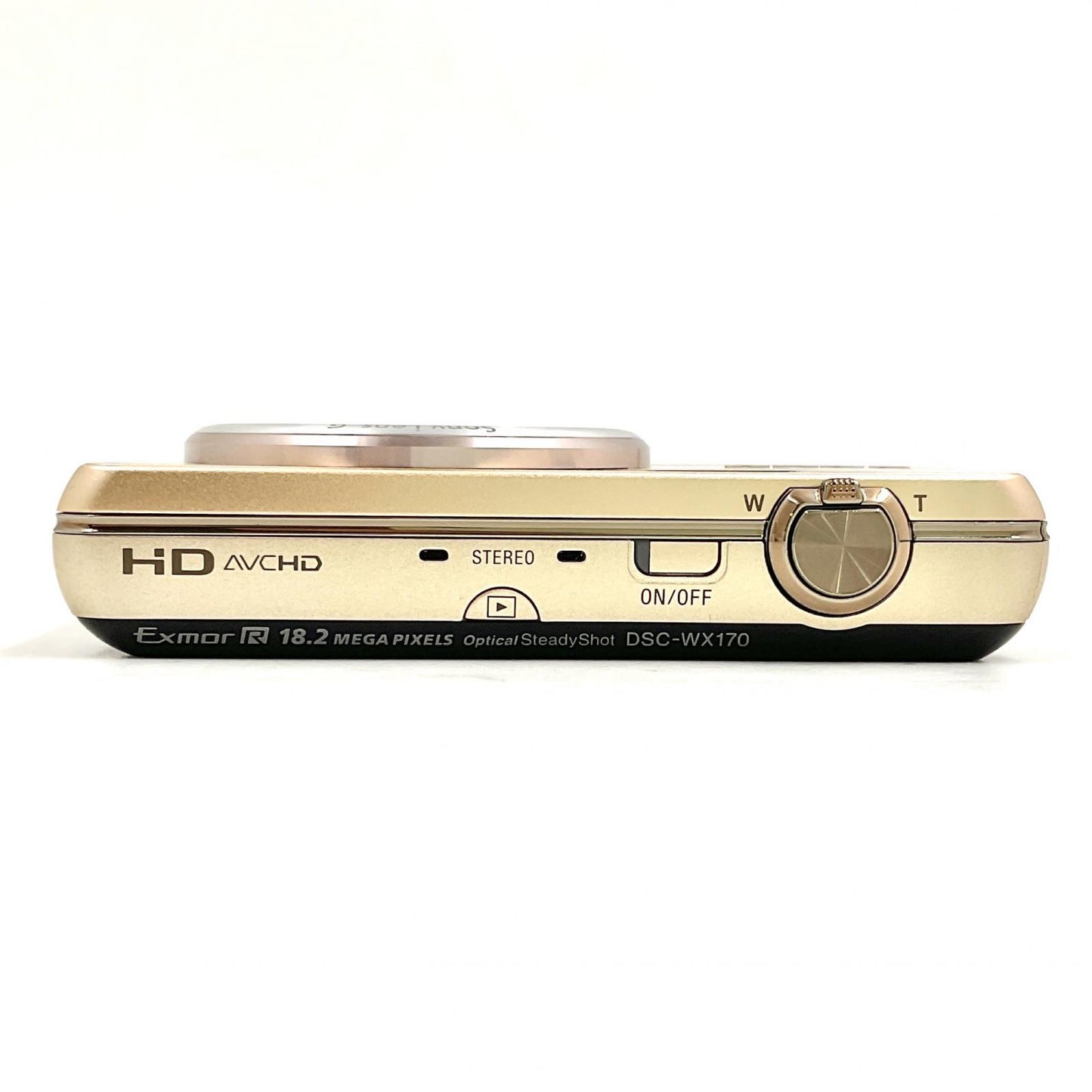 【最速発送】Sony コンパクトデジタルカメラ サイバーショット DSC-WX170　ゴールド【難有】