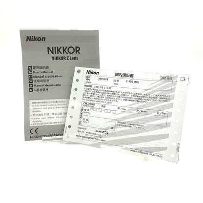 【全額返金保証】【最速発送】Nikon NIKKOR Z 40mm f/2 (SE) 美品 動作確認済