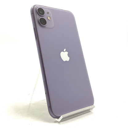 【全額返金保証】【最速発送】Apple iPhone iPhone 11 64GB パープル Softbank 白ロム 動作確認済 79%
