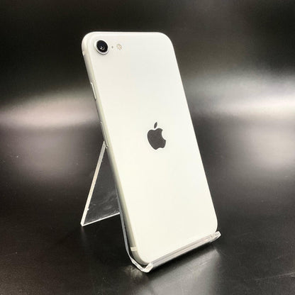 【全額返金保証】【最速発送】Apple iPhone iPhone SE（第2世代） 64GB ホワイト au 白ロム 動作確認済 77%