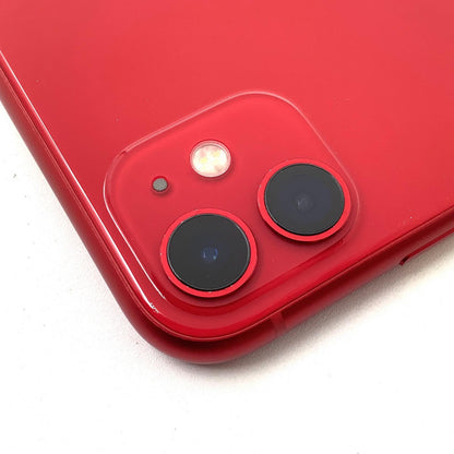 【全額返金保証】【最速発送】Apple iPhone iPhone 11 64GB (PRODUCT)RED au 白ロム 動作確認済 88%