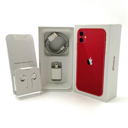 【全額返金保証】【最速発送】Apple iPhone iPhone 11 64GB (PRODUCT)RED au 白ロム 動作確認済 88%