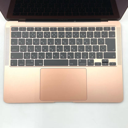 【全額返金保証】【最速発送】Apple MacBook Air 13.3インチ 2020 Apple M1 8GB SSD 256GB ゴールド 99% 美品 動作確認済