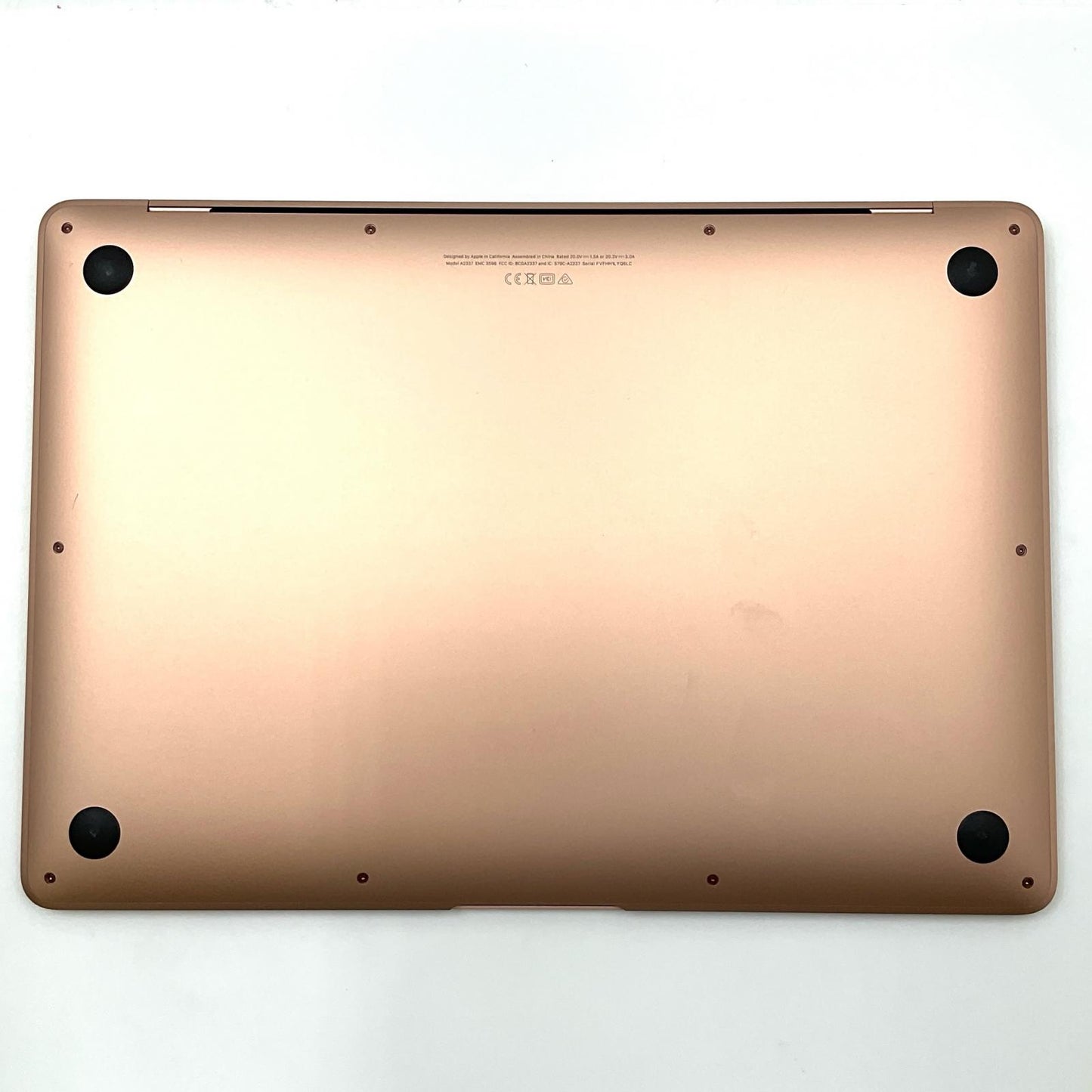 【全額返金保証】【最速発送】Apple MacBook Air 13.3インチ 2020 Apple M1 8GB SSD 256GB ゴールド 99% 美品 動作確認済