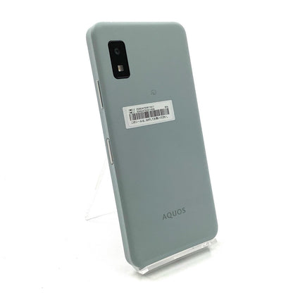 【全額返金保証】【最速発送】SHARP AQUOS wish3 64GB グリーン 楽天モバイル SIMフリー SH-M25 白ロム 美品 動作確認済