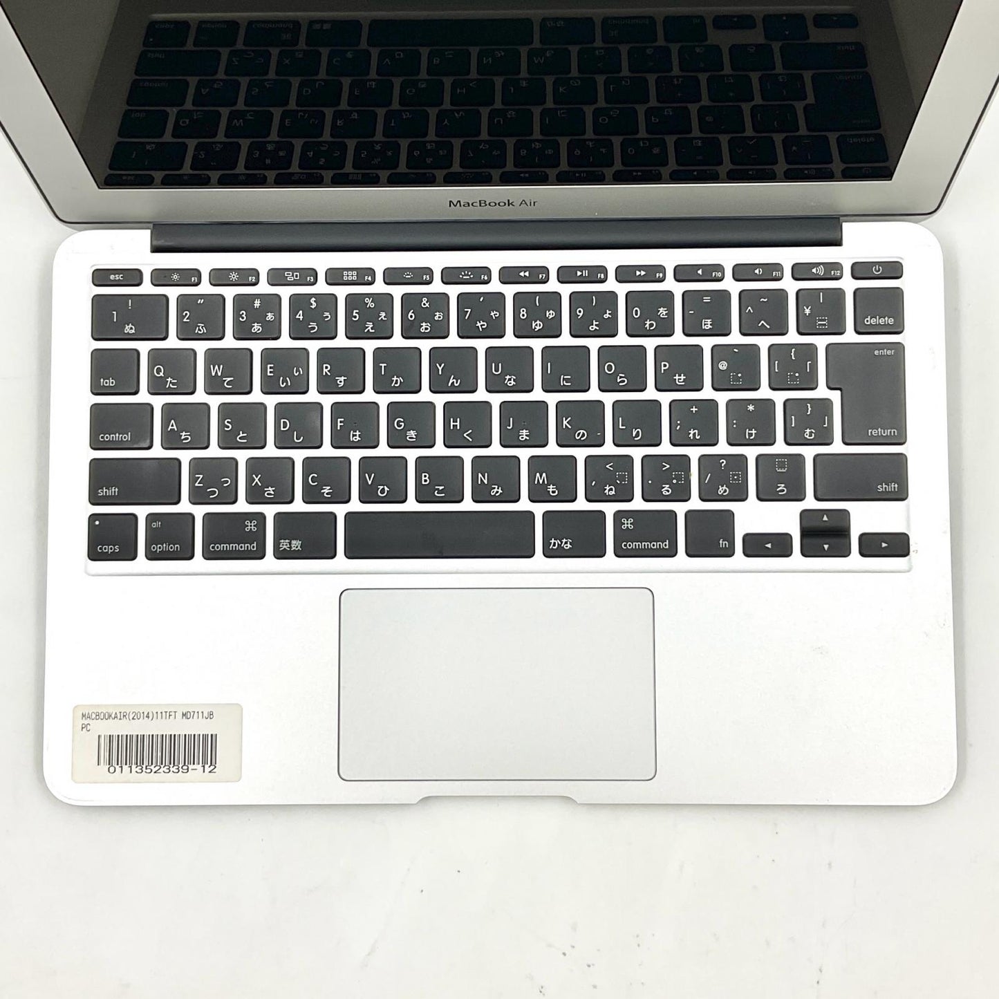 【全額返金保証】【最速発送】Apple MacBook Air 11インチ 2014 デュアルコア intel core i5 4GB SSD 128GB シルバー 94.1% 動作確認済