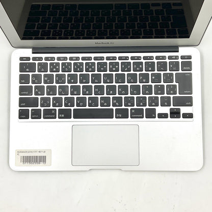【全額返金保証】【最速発送】Apple MacBook Air 11インチ 2014 デュアルコア intel core i5 4GB SSD 128GB シルバー 94.1% 動作確認済