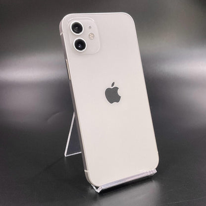 【全額返金保証】【最速発送】Apple iPhone iPhone 12 64GB ホワイト docomo 白ロム 動作確認済 80%