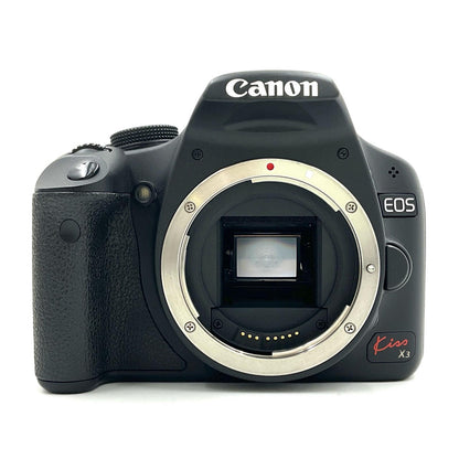 【全額返金保証】【最速発送】Canon デジタル一眼 EOS Kiss X3 ボディ ブラック 動作確認済
