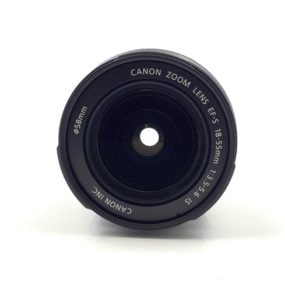 【全額返金保証】【最速発送】Canon EF-S18-55mm F3.5-5.6 IS 美品 動作確認済