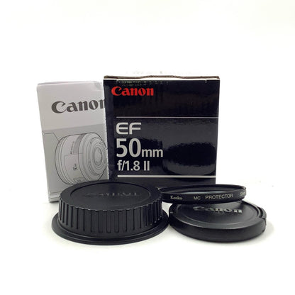 【全額返金保証】【最速発送】Canon EF50mm F1.8 II 美品 動作確認済