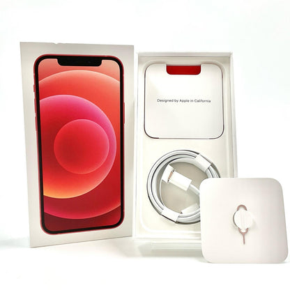 【全額返金保証】【最速発送】Apple iPhone iPhone 12 128GB (PRODUCT)RED au SIMフリー 白ロム 動作確認済 83%