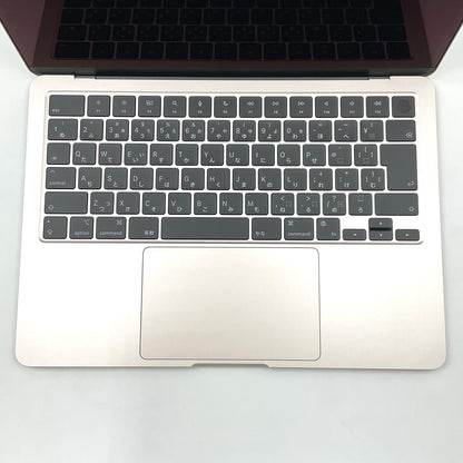 【全額返金保証】【最速発送】Apple MacBook Air 13.6インチ 2024 Apple M3 8GB SSD 512GB スターライト 100% 超美品 動作確認済