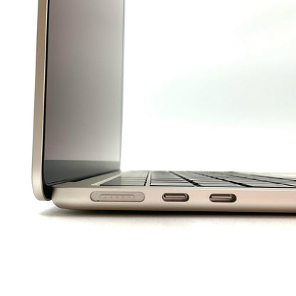 【全額返金保証】【最速発送】Apple MacBook Air 13.6インチ 2024 Apple M3 8GB SSD 512GB スターライト 100% 超美品 動作確認済